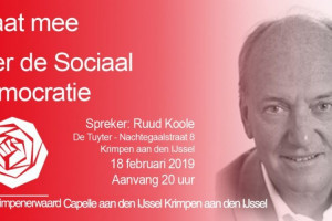 PvdA bijeenkomst in De Tuyter op maandag 18 februari